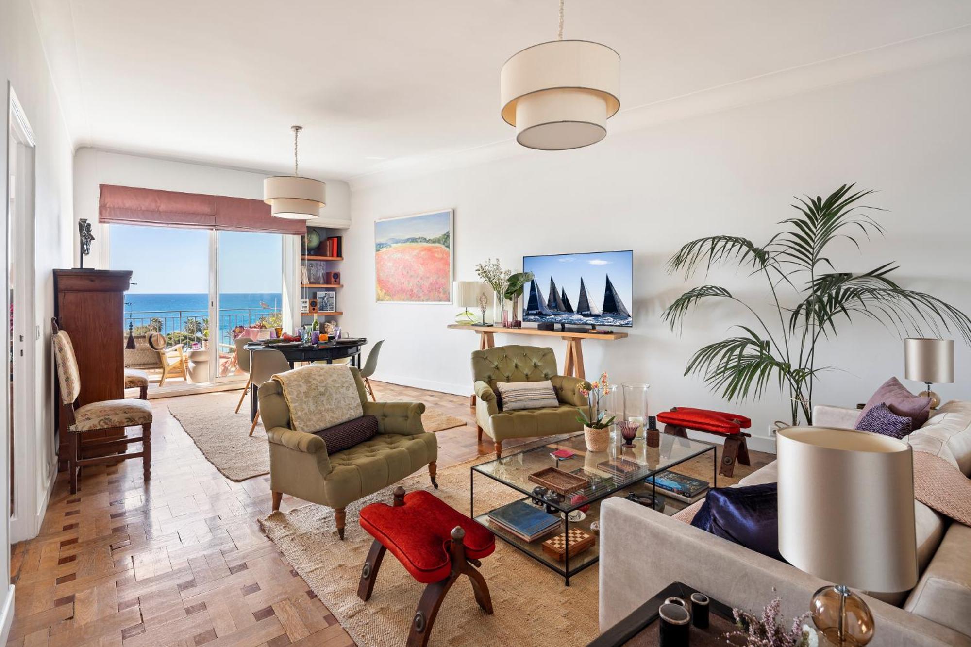 Unique sea view apartment, center, 100m2 Nice Extérieur photo