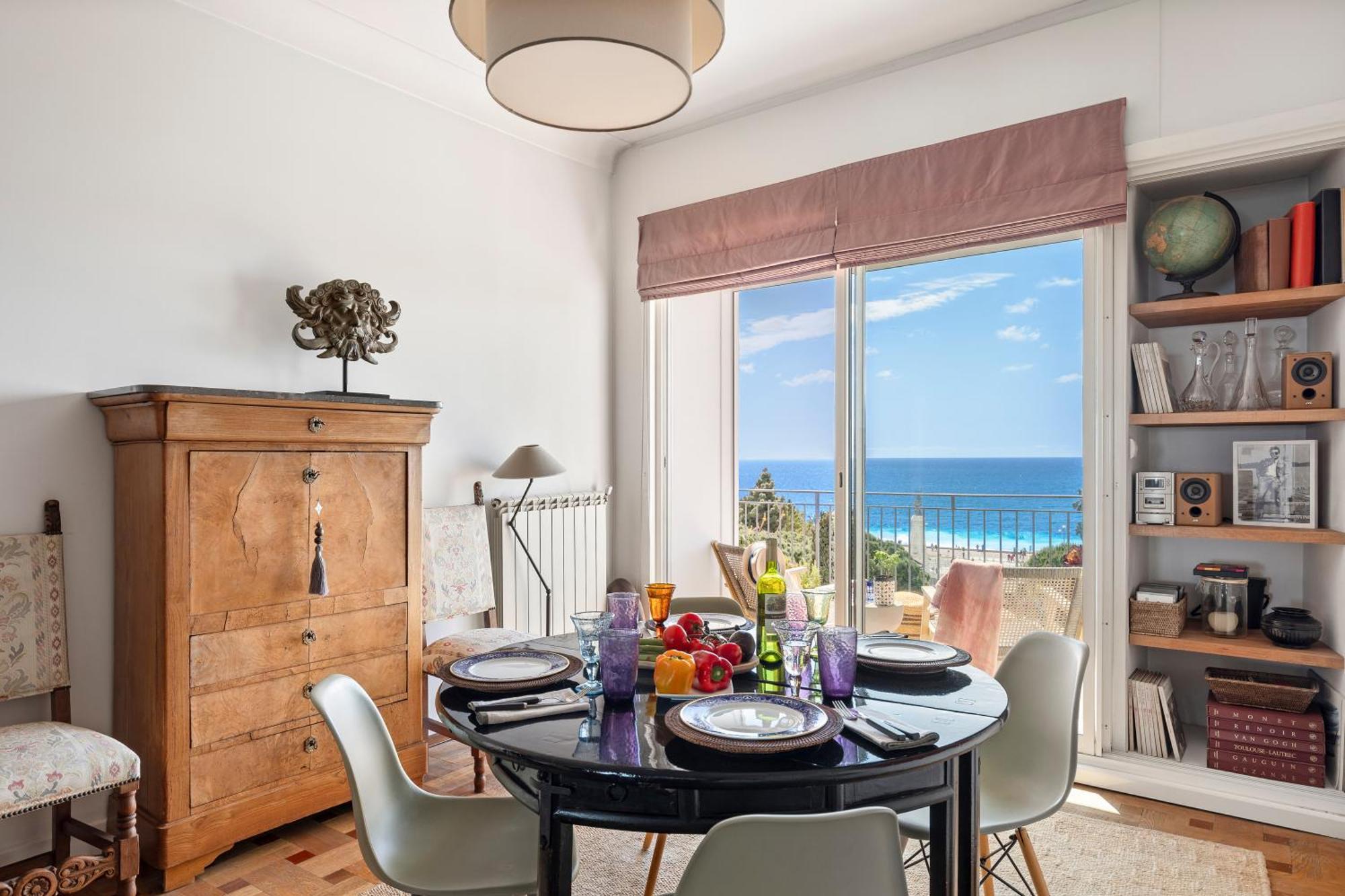 Unique sea view apartment, center, 100m2 Nice Extérieur photo